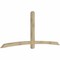 Ekena Millwork Bellingham Rough Sawn Timber Gable Bracket, Douglas Fir, 108"W x 45"H x 4"D x 4"F, 10/12 Pitch GBW108X45X0404BEL00RDF - alternate 3